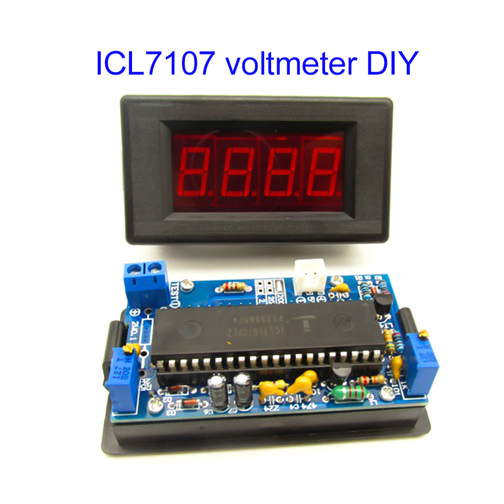 ICL7107 Voltmeter DIY Kit Part - Diy Electronics Project Kit ulasan dan harga