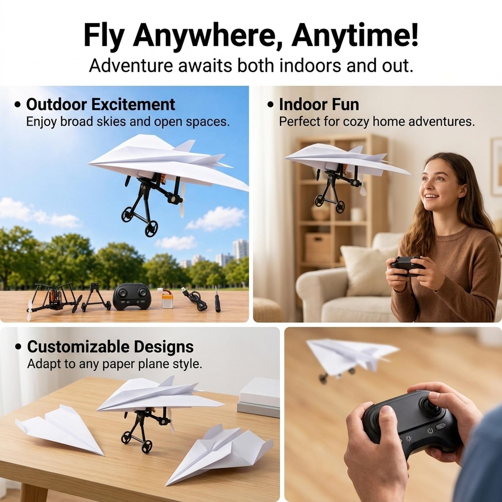 Mini RC Airplane DIY Kit ABS M - Diy Electronics Project Kit ulasan dan harga
