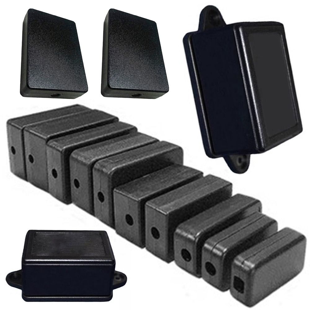 Black DIY ABS Plastic Electron - Diy Electronics Box ulasan dan harga