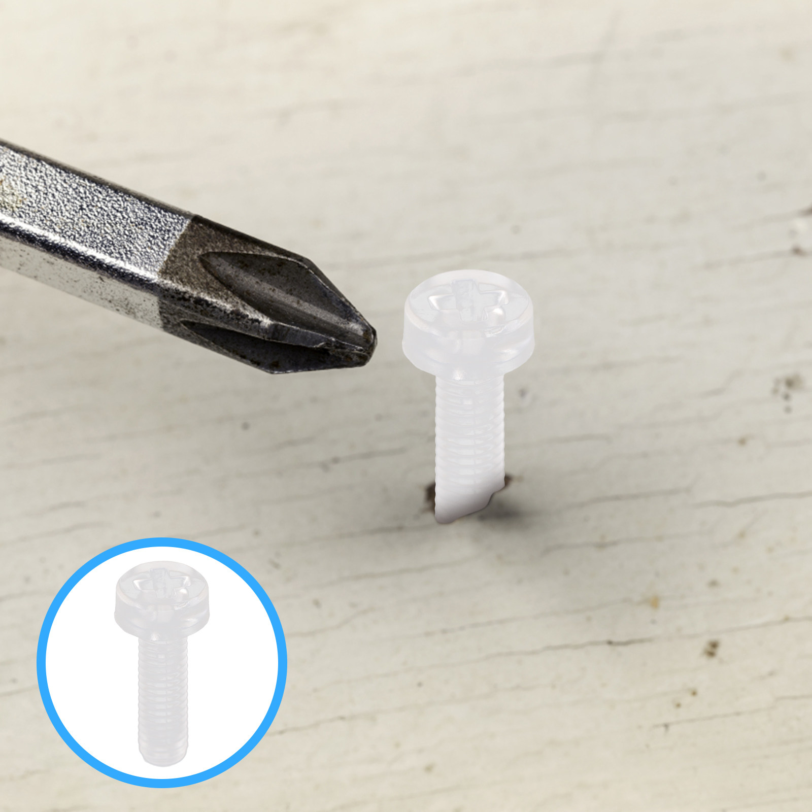 50Pcs Plastic Screws Round Hea - Diy Electronics Cabinet ulasan dan harga